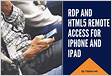 RDP y HTML5 Remote Access para iPhone y iPad